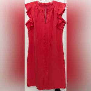 Vince Camuto Vibrant Coral Dress - Worn Only Once